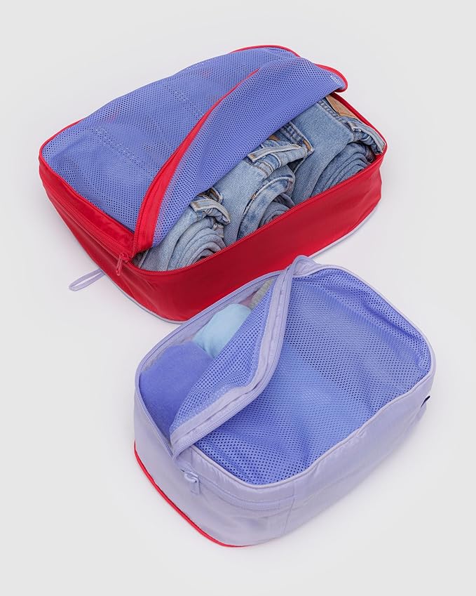 BAGGU Packing Cube Set - Mesh Berry Mix