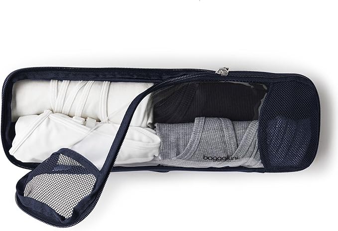 Baggallini Long Compression Cube - Lightweight Compression Packing Cube for Travel