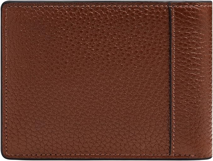 Fossil Men's Everett Leather Bifold with Flip ID Wallet