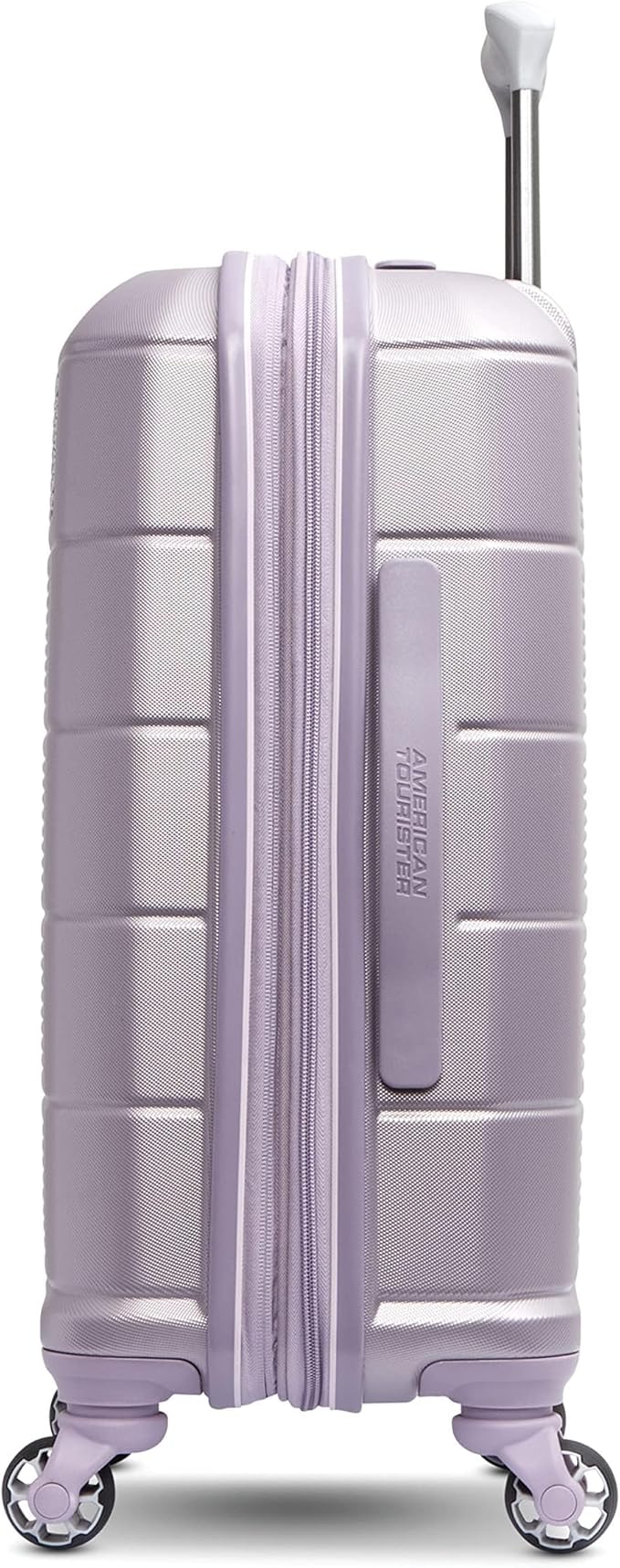 American Tourister Stratum 2.0 Expandable Hardside Luggage with Spinner Wheels, Purple Haze, Carry-on