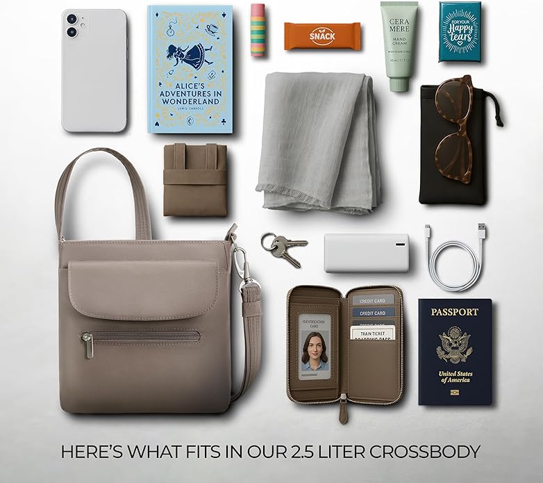 Travelon Anti-Theft Classic Mini Shoulder Bag