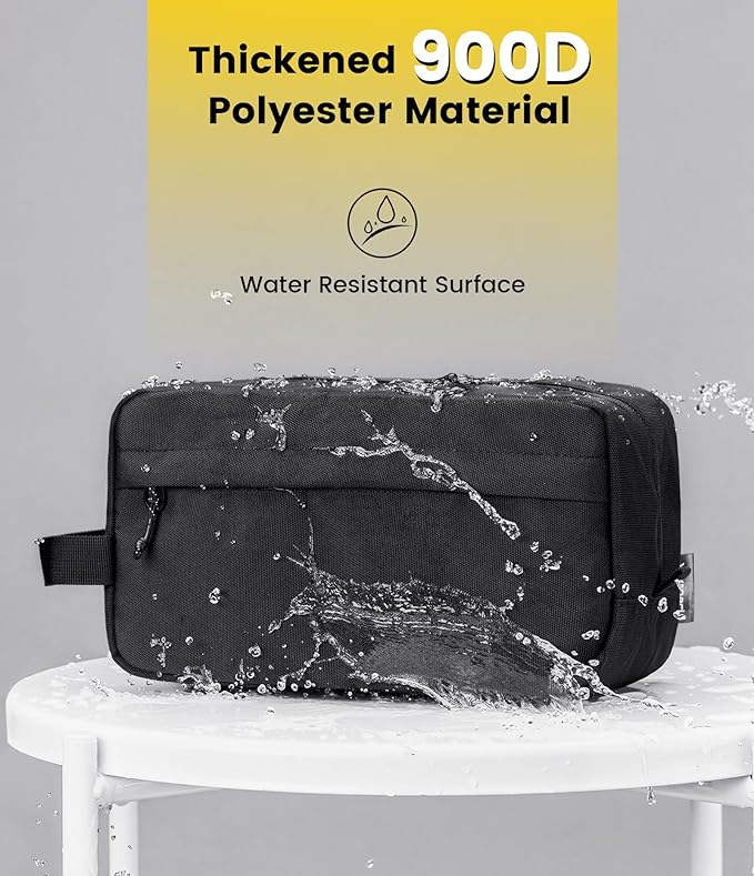 Vorspack Travel Toiletry Bag for Men - Hanging Toiletries Bag Water Resistant Travel Bag for Toiletries Accessories