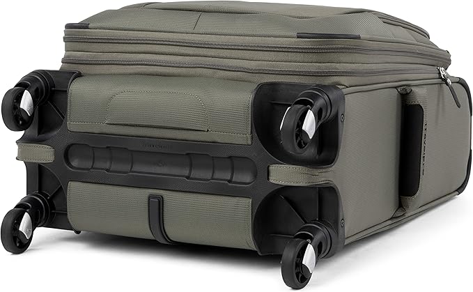 Travelpro Maxlite 5 Softside Expandable Luggage with 4 Spinner Wheels, Lightweight Suitcase, Men and Women, International, Slate Green, Carry-on 19-Inch