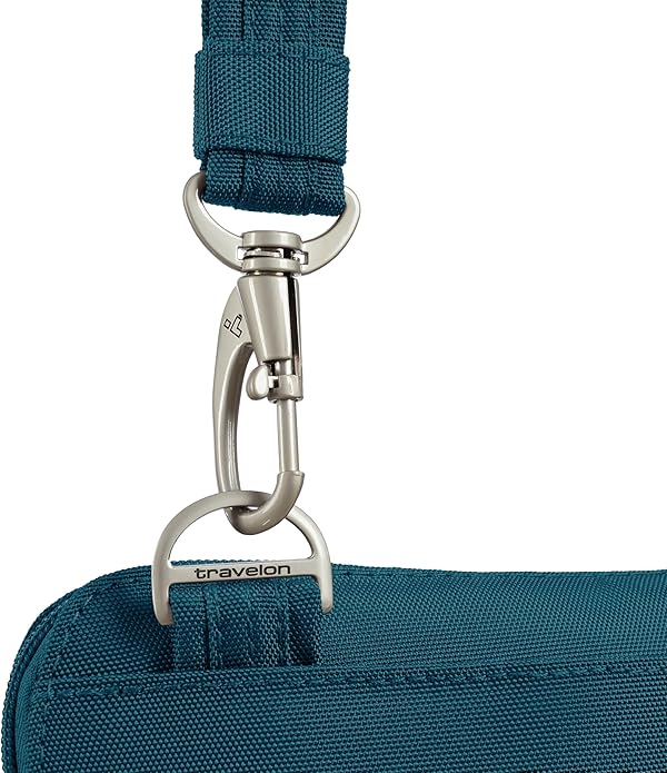 Travelon Anti-theft Classic Slim Double Zip Crossbody