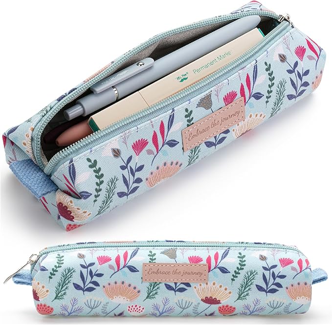 Mr. Pen- Cute Pencil Case Pouch, Summer Design, Multipurpose Canvas Bible Pencil Pouch
