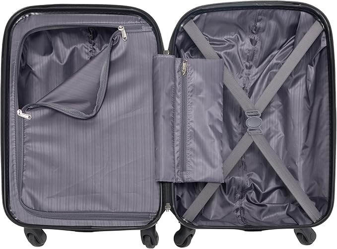 Kenneth Cole REACTION Out of Bounds Lightweight Hardshell 4-Wheel Spinner Luggage, Magenta, 24-Inch Checked