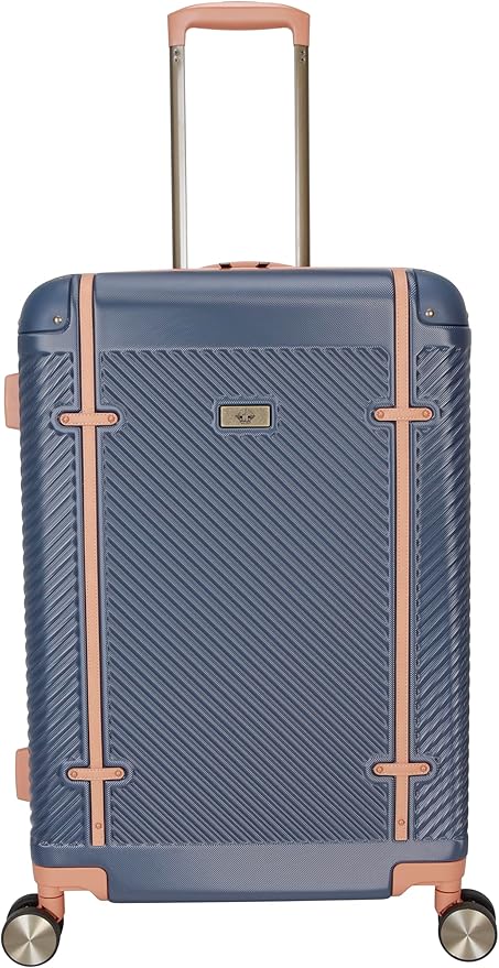 Dockers Spectra Hardside Expandable 8-Wheel Spinner Travel Checked Luggage, 24-Inch, India Ink