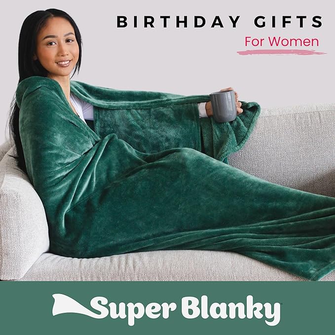 Wearable Blankets for Women, Adult Wearable Blanket Men, Mother's Day Gifts for Her, Wife Birthday Gift Ideas