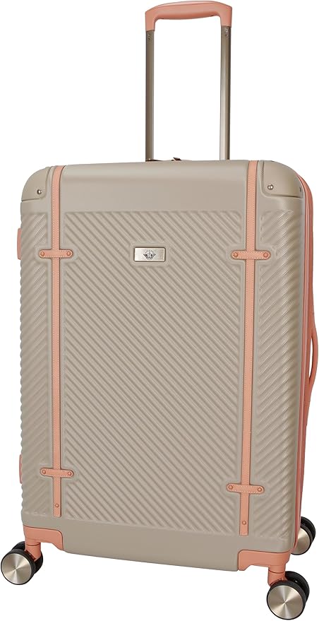 Dockers Spectra Hardside Expandable 8-Wheel Spinner Travel Checked Luggage, 24-Inch, Timberwolf