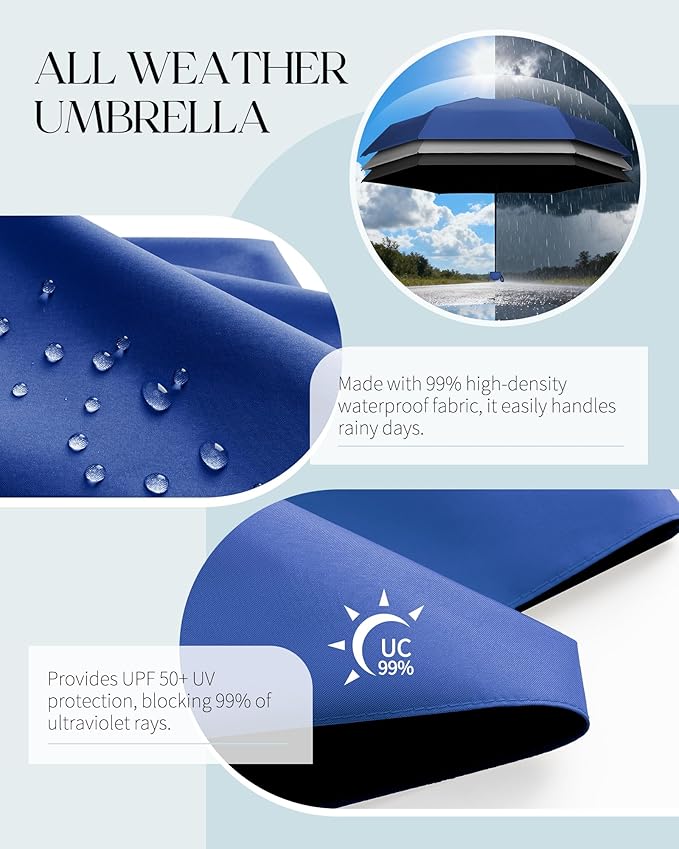 Seniny Mini Portable Travel Umbrella with Case - Compact Umbrellas for Rain & Sun UV Protection for Backpack Pocket, Lightweight Folding Small Umbrella, Tiny Purse Size UV Blocker for Kids Women Girls