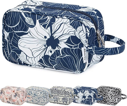 Narwey Travel Toiletry Bag for Women Traveling Dopp Kit Men Travel Bag for Toiletries Cosmetic Bag Makeup Bag Medicine Bag for Traveling