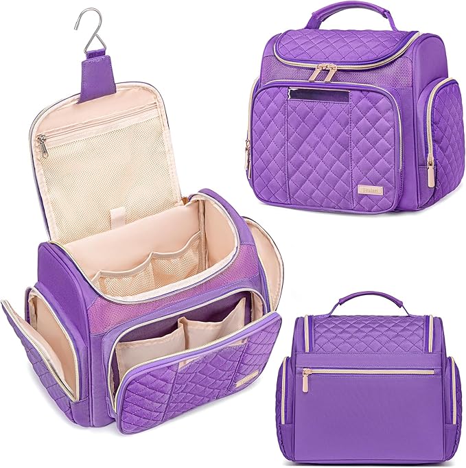 Large Toiletry Bag for Women Men,Bathroom Bag,Water Resistant Shower Bag,Makeup Bag,Portable Shower Caddy for College Dorm,Hanging Travel Toiletry Bag with Transparent Waterproof Phone Pocket