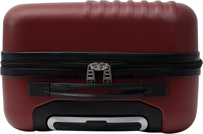 Travelers Club Cosmo Luggage, Rhubarb Red - 20 Inch, 20-Inch