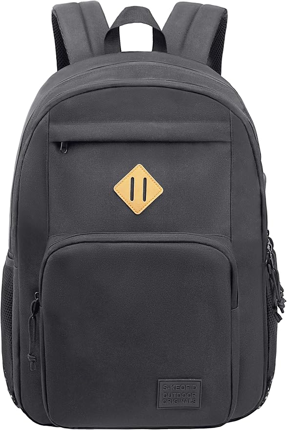 KEOFID Light Weight Travel backpack for Men and Women, Laptop Backpack for Work, Large Bag for College, Water Resistent(GRAY)