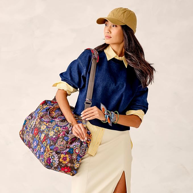 Vera Bradley Women's Cotton Large Miramar Weekender