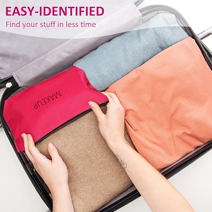 Saintrygo 10 Pieces Canvas Makeup Bags Bulk for Women Travel Cosmetic Organizer Plain Storage Pouch Multi-Purpose Blank Travel Toiletry DIY Craft Bags with Zipper(Pastel,9.8 x 5 x 2 Inch)