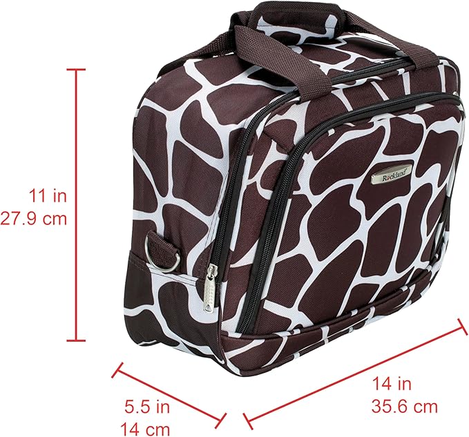 Rockland Fashion Softside Upright Luggage Set, Expandable, Giraffe, 2-Piece (14/19)