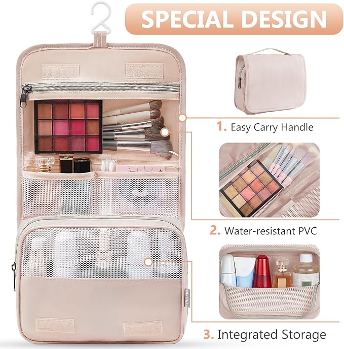 8 Set Packing Cubes for Travel, Gifts for Women Mom,Anti-Tearing Suitcase Organizer for Luggage with Shoe & Hanging Toiletry Bag,OlarHike Vacation Essentials & Accessories for Cruise Ship