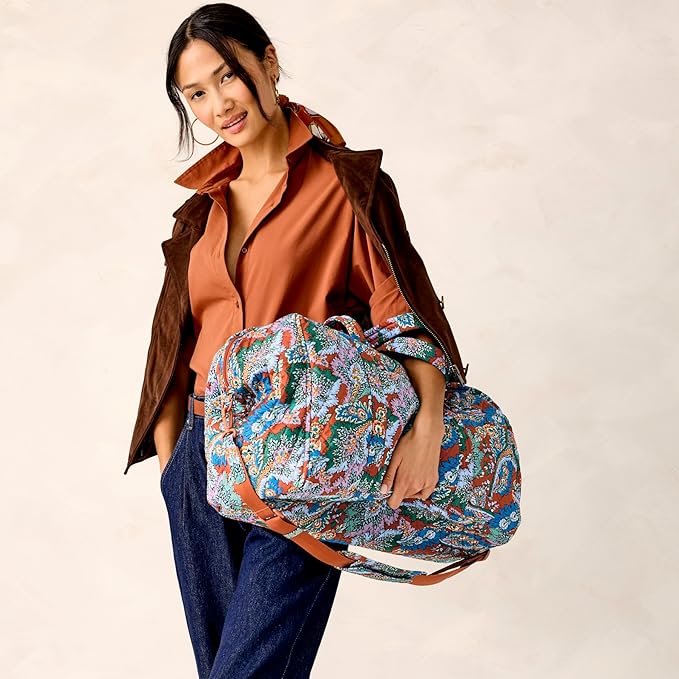 Vera Bradley Women's Cotton Large Miramar Weekender