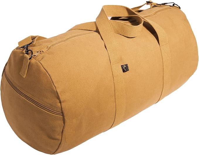 Rothco Heavy-Duty Canvas Shoulder Duffle Bag - Rugged Travel Gym Gear Equipment Bag