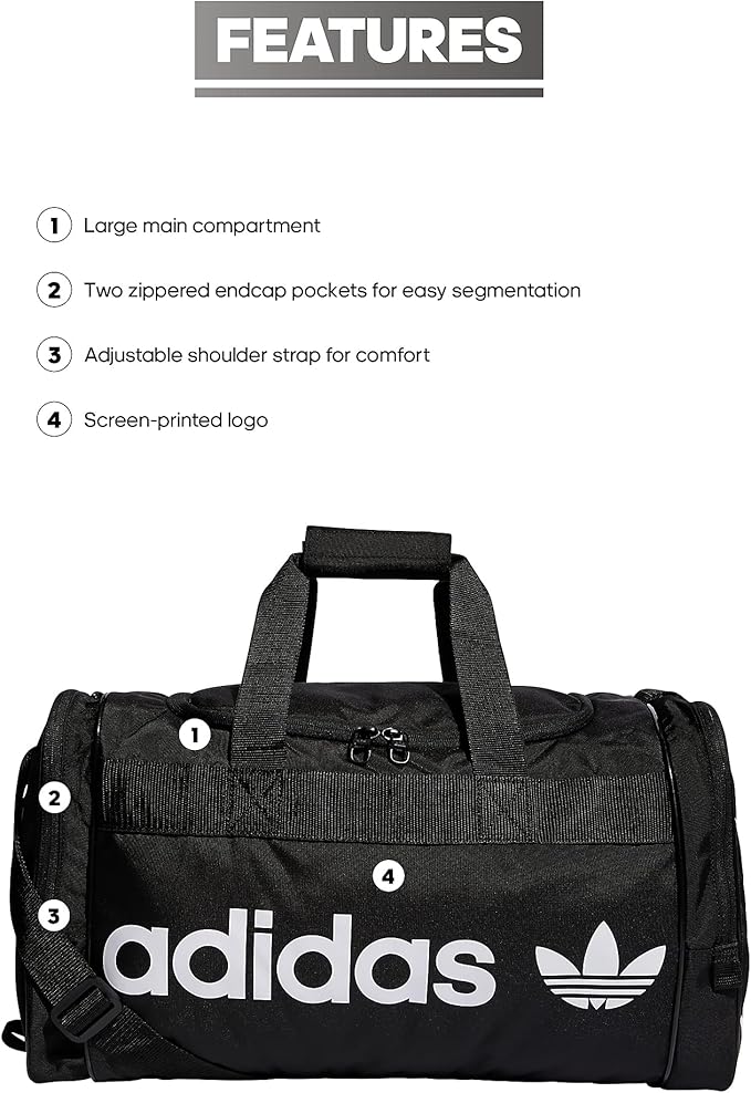 adidas unisex-adult Santiago Duffel Bag
