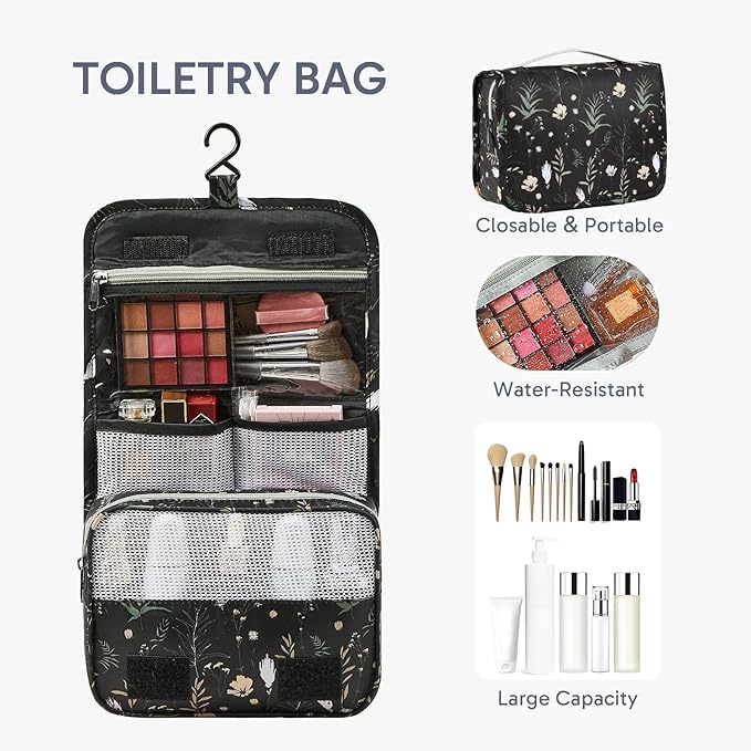 10 Set Packing Cubes for Travel, Gifts for Women Mom,Anti-Tearing Suitcase Organizer for Luggage with Shoe & Hanging Toiletry Bag,OlarHike Vacation Essentials & Accessories for Cruise Ship