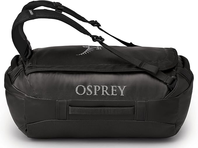 Osprey Transporter 40L Travel Duffel Bag, Black