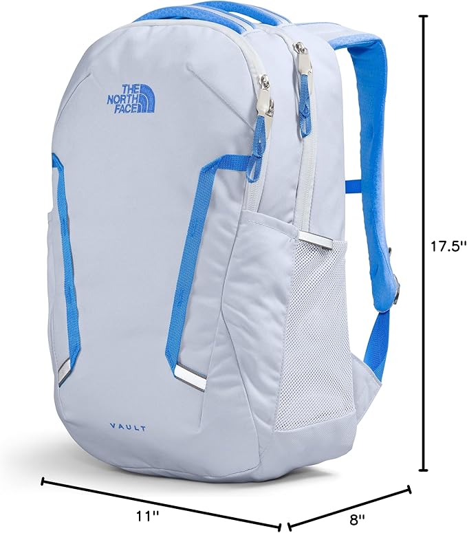 The North Face Women's Vault Everyday Laptop Backpack, Dusty Periwinkle/Optic Blue, One Size
