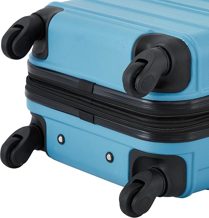 Travelers Club Phoenix Luggage, Blue Moon, 22-Inch Carry-On