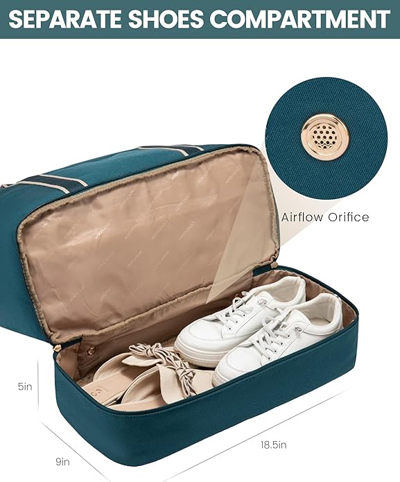 LOVEVOOK Travel Duffle Bags for Women, 45L carry on weekender bags, personal item travel with Toiletry
