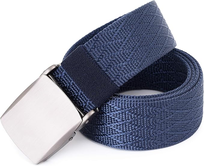 Mile High Life Nylon Web Belt Outdoor Military Belt With TSA Safe Plastic Buckle Belt