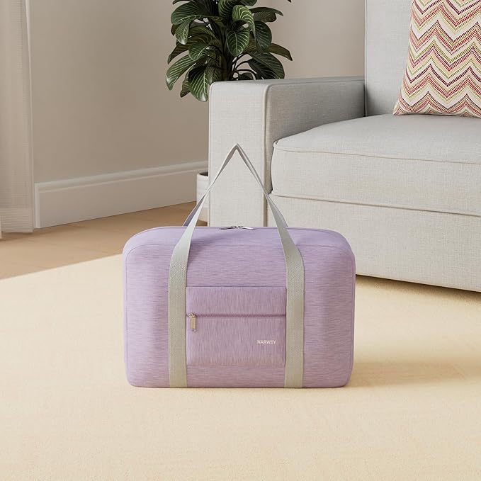 For Spirit Airlines Personal Item Bag 18x14x8 Foldable Travel Duffel Bag Tote Carry on Luggage Duffle Overnight for Women and Men