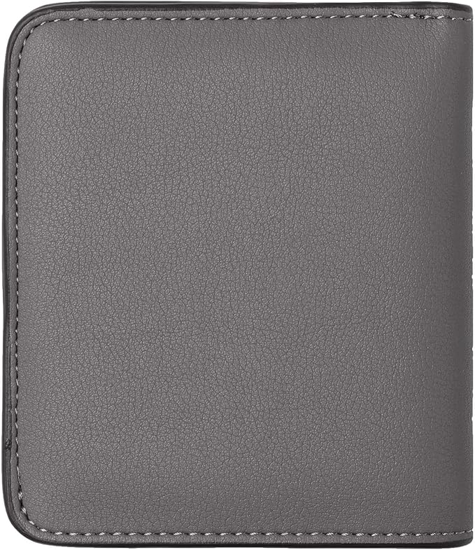 Toughergun Women’s Small Slim Leather Wallet with RFID Protection, Compact Bifold Mini Purse with Clear ID Window