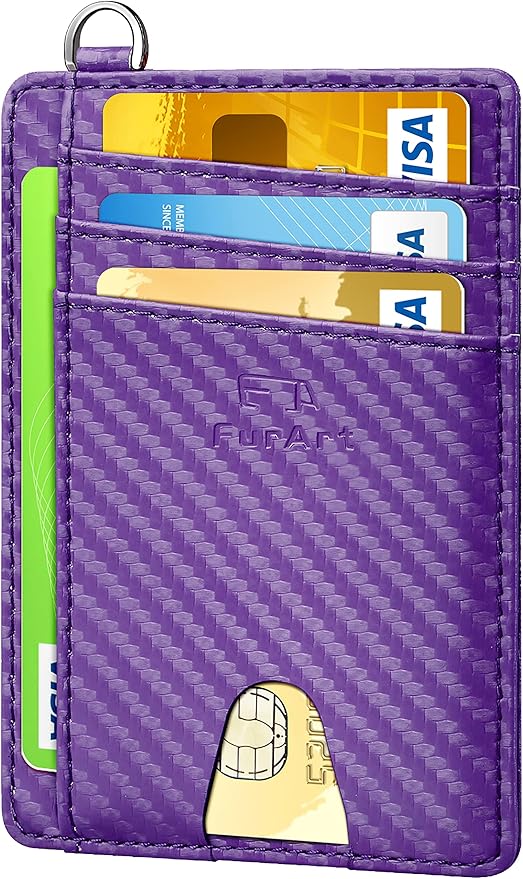 FurArt Slim Minimalist Wallet, Front Pocket Wallets, RFID Blocking, Credit Card Holder for Men