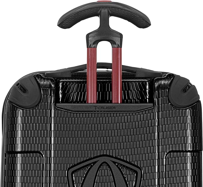 Traveler's Choice Maxporter II Polycarbonate Hardside Trunk with Spinner Wheels, Black, 28-Inch Medium Trunk