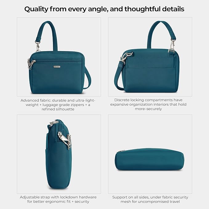 Travelon Anti-Theft Classic Convertible Crossbody & Waist Pack