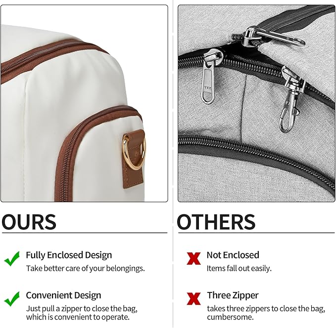 seyfocnia Carry On Garment Bag for Travel, Convertible Travel Garment Bag with Toiletry Bag for Women, 2 in 1 Hanging Suitcase Suit Business Travel Bag 2pcs Set