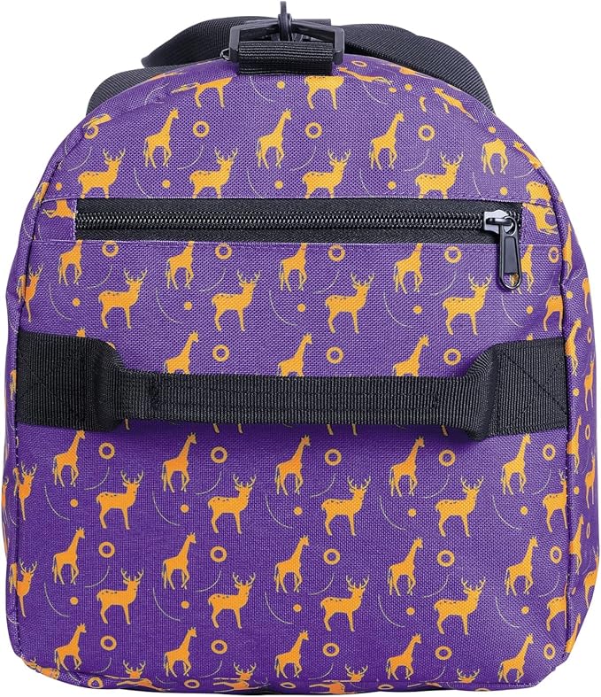 Kids Duffle Bag Overnight Bags for Boys and Girls Weekender Sleepover Carry-On Tote for Traveling Gym Sport Dance (Elks)