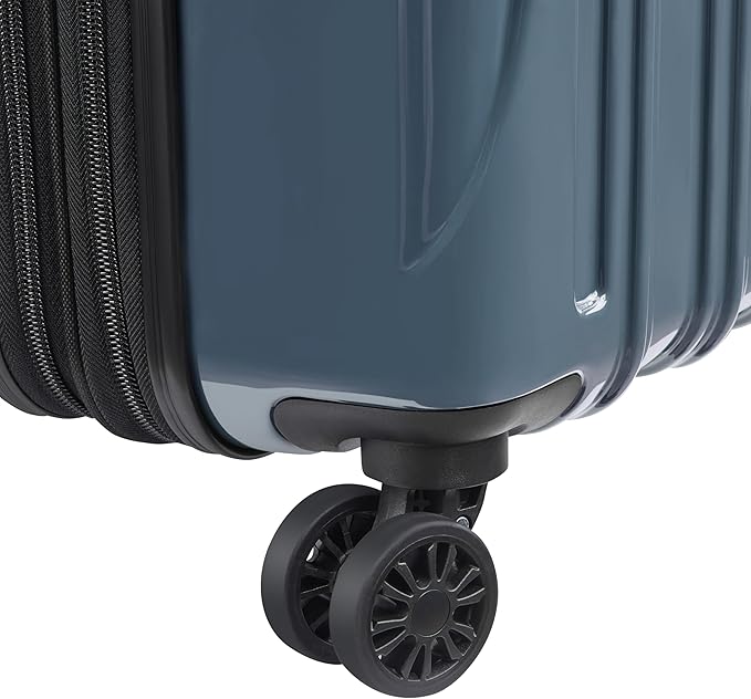 DELSEY PARIS Helium Aero Hardside Expandable Luggage with Spinner Wheels, Orion Blue, Carry-On Plus 21 Inch