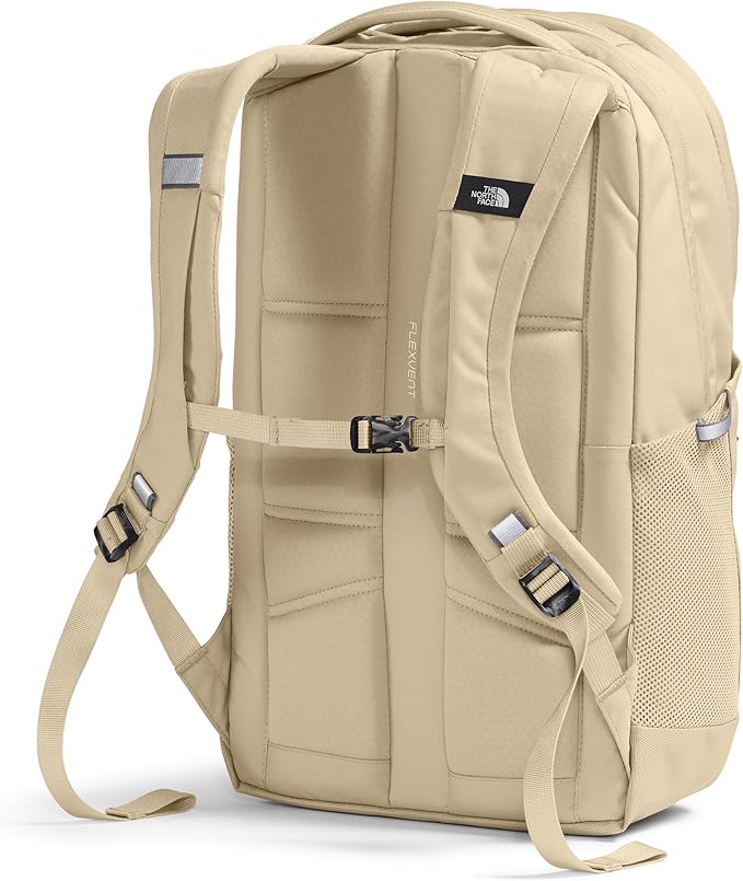 The North Face Women's Jester Everyday Laptop Backpack - Commuter Travel Bag, Laptop Sleeve, Water-Repellent, Gravel/TNF Black, One Size