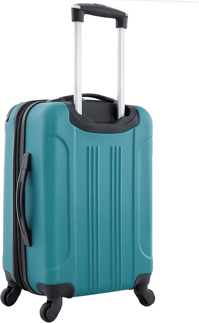 Travelers Club Chicago Hardside Expandable Spinner Luggage, Teal, 22" Carry-On