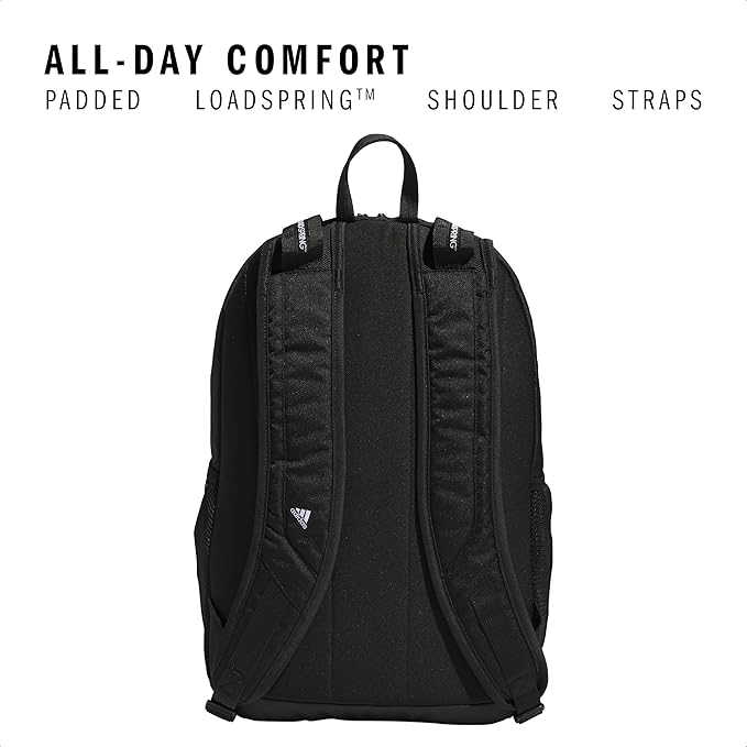 adidas Prime Backpack for Work, Travel Bag for Women and Men with Padded Compartment for Laptop