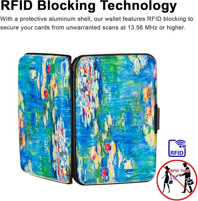 Credit Card Holder Small RFID Blocking Wallet Business Metal Slim Mini Aluminum Hard Case for Women Men