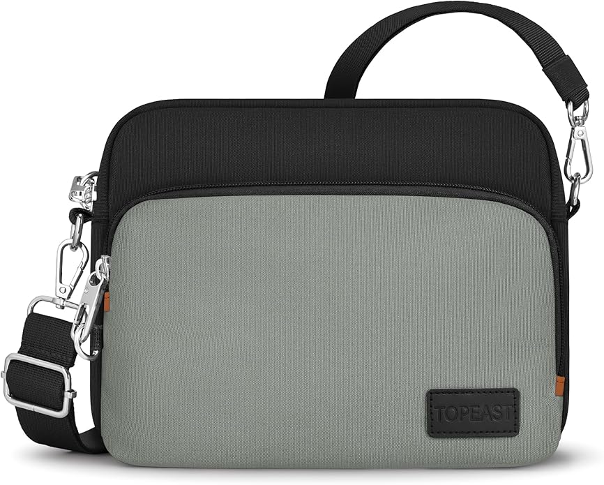 TOPEAST Anti-Theft Crossbody Travel Bag for Women Men, Lightweight Shoulder Bag Classic Design for Trip, Daily Use, Sport