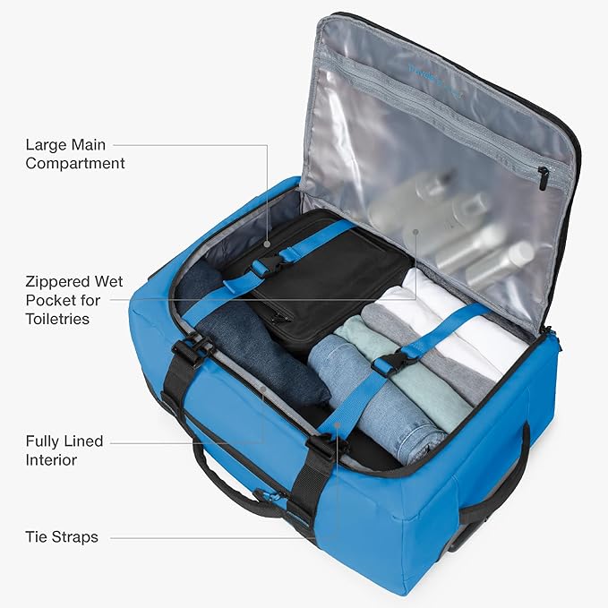 Traveler's Choice Softside Upright Wheeled Duffel Bag