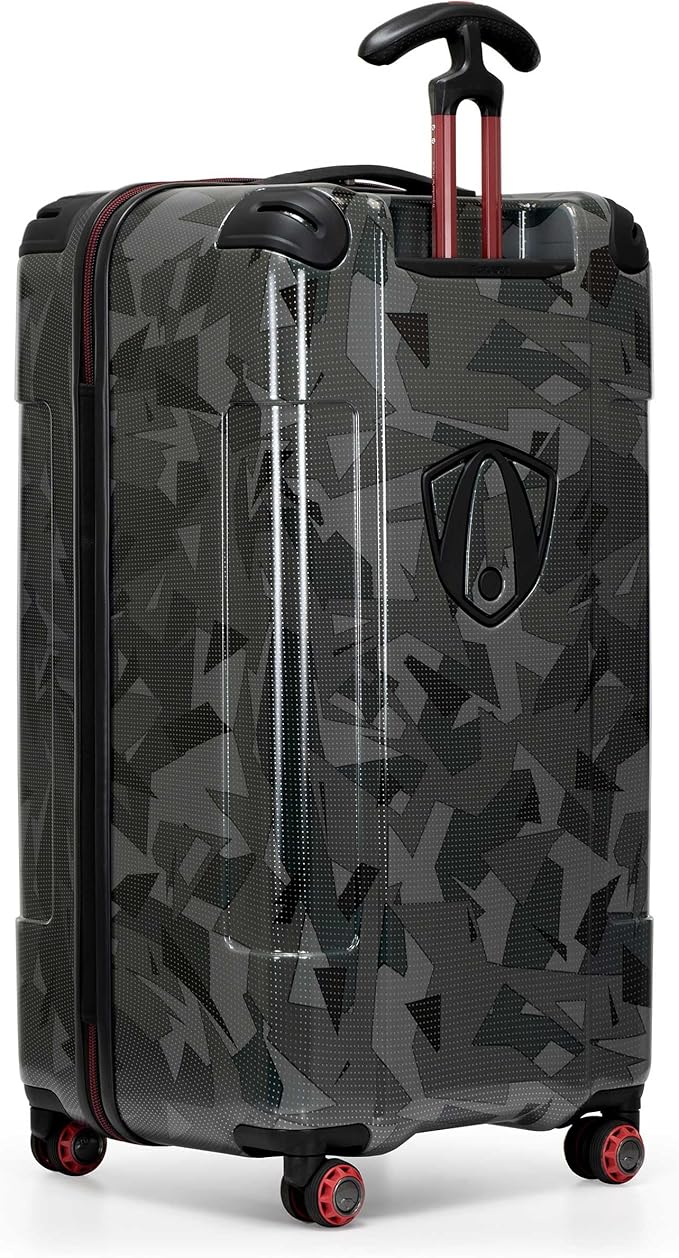 Traveler's Choice Maxporter II Polycarbonate Hardside Trunk with Spinner Wheels, Gray Camo, 31-Inch Large Trunk