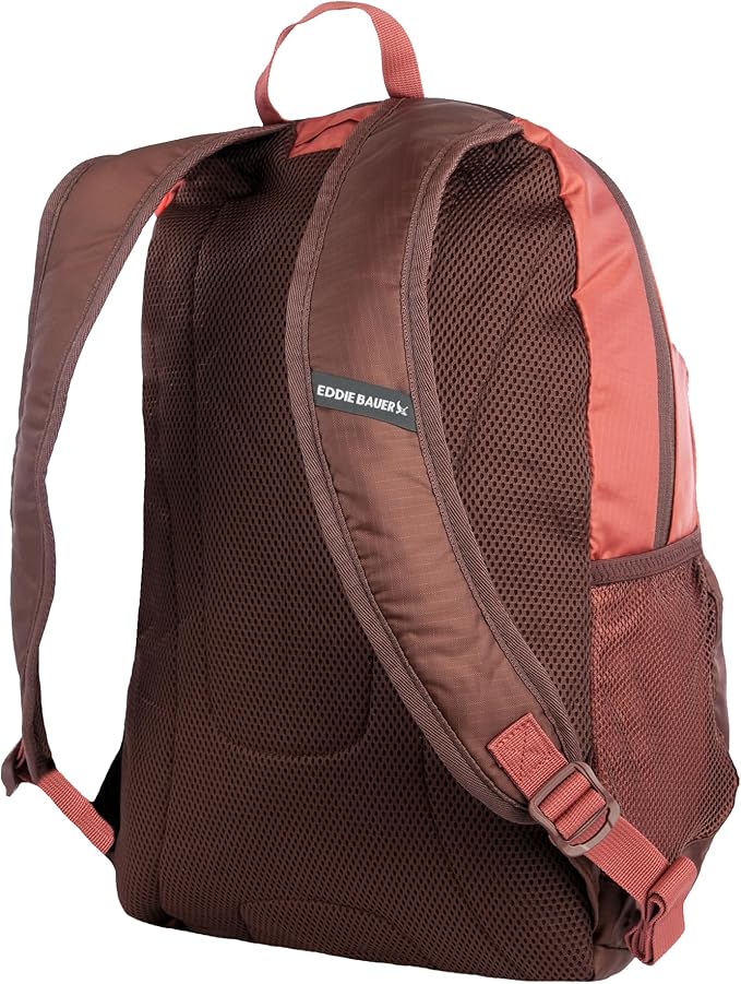 Eddie Bauer Stowaway Packable Backpack | Travel | Outdoor | Lightweight | Foldable | Durable | Ripstop Polyester | 30L - Maroon