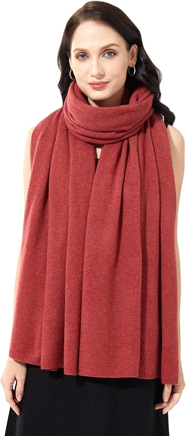 Soft Cashmere Blend Wrap Chic Scarf Stole for Women Wayfarer Travel Extra Large 87"x28"