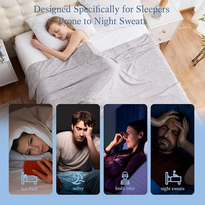 Cooling Blanket Twin Size, 60"x80" Cooling Blankets for Hot Sleepers, Cold Blanket Thin Lightweight Breathable Soft for Couch Bed, Lightweight Blanket Keep Cool for Night Sweats