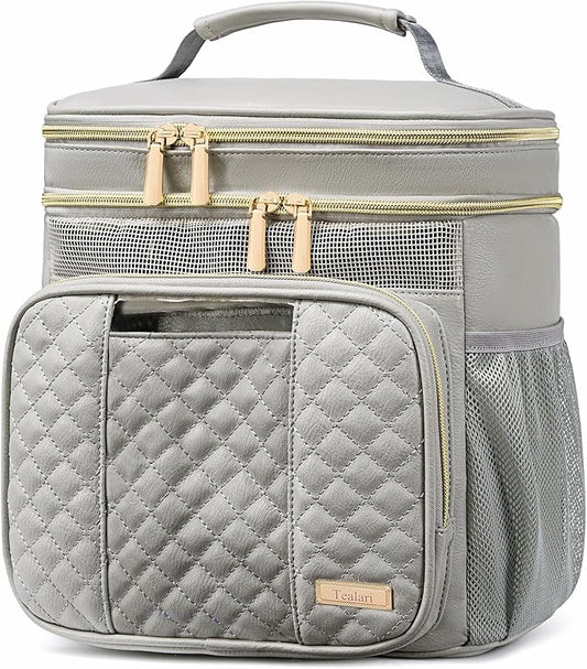 Large Leather Toiletry Bag for Women Men,Bathroom Bag,Water Resistant Shower Bag,Makeup Bag,Portable Shower Caddy for College Dorm,Hanging Travel Toiletry Bag with Transparent Waterproof Phone Pocket
